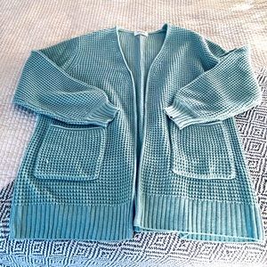 1X Zenana Mint Cardigan w/Pockets